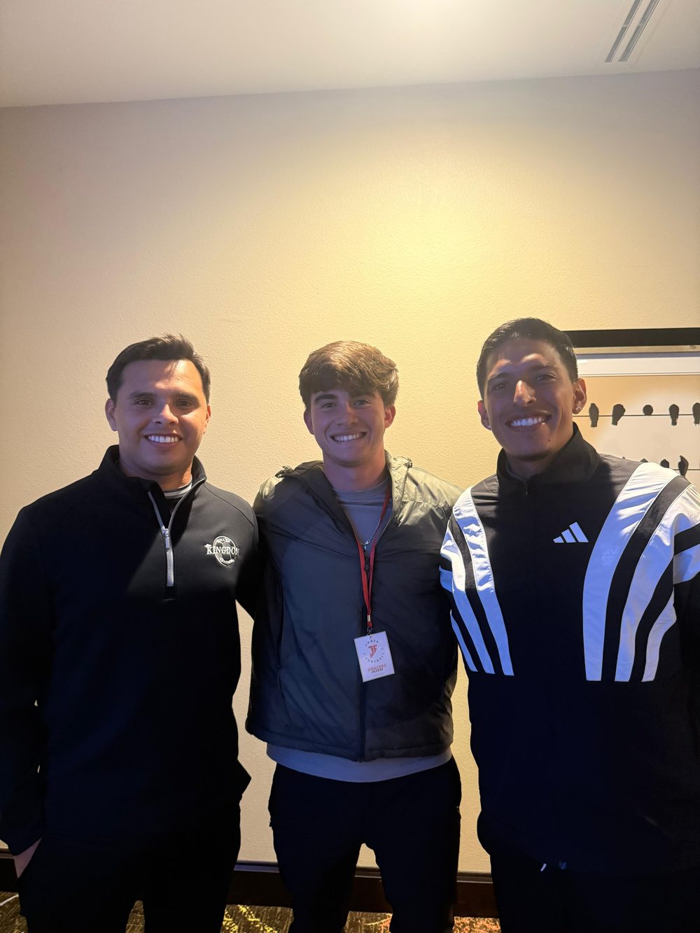 Coach Jose with fellow trainers